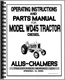 Allis Chalmers WD45 Diesel Tractor Operators Manual