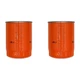 (2) Fuel Filters 16631-43560 HH166-43560 Fits Kubota M100GX M100X M105S M105X