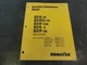 Komatsu D31E-20 D31PLL-20 D31P-20A D37E-5 Bulldozer Operation Manual  SEAM016500