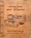 Allis Chalmers Model HD6 Tractor Operator's Manual TM-123