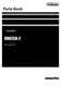 Komatsu GD825A-2 Grader Parts Catalog Manual SN 11001-UP