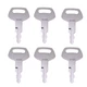 6X S450 Ignition Key KHR20070 150979A1 for Case CX130 CX160 CX210 CX240 CX350