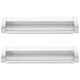 2pcs Recessed Door Handle, Cabinet Flush Pulls, Aluminum Alloy Recessed Door