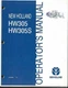 NEW HOLLAND HW305 AND HW305S SELF-PROPELLED WINDROWER OPERATORS MANUAL