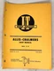 I&T Tractor #AC-24 Allis-Chalmers Shop Manual Series 170 Illustrated 1969