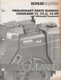 1990 KOHLER ENGINES COMMAND 11, 12.5, 14 HP PARTS MANUAL P/N TP-2401-A (604)
