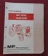 1982-1994 GENUINE MASSEY FERGUSON MF1010 TRACTOR PARTS CATALOG MANUAL VERY GOOD