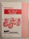 Massey Ferguson Tractor 194-4F Parts Book 651561M91 Issued 1985 137 pages