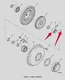 GENUINE ALLISON CONVERTOR BEARING INNER RACE 6774847 3000 OFF HIGHWAY CRT3531-1