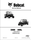Bobcat 3400 / 3400XL Utility Vehicle (UTV) Service Workshop Repair Manual CD