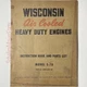 Wisconsin Air Cooled Heavy Duty Engines Model S-7D Instruction & Parts Manual