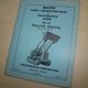TRACTOMOTIVE TS-11 Crawler Track Loader Parts Owner Operator Manual book list