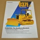 Komatsu D37E-2 Bulldozer Planierraupe Morraupe Brochure Prospekt EN