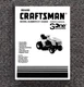 Tractor Owner's Operator, Service, and Repair Parts Manual Craftsman 917.254860