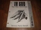 Gehl TR 600 Two Row Attachment Service Parts Manual Form No. 901576