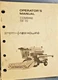 SPERRY NEW HOLLAND TR70 COMBINE OPERATOR MANUAL