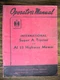 IH Farmall Mccormick International Super A Industrial Owners Manual