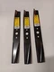 Set of 3  Mower blades to fit 44"  Simplicity 1600 series  1700 500 EZT20500BV