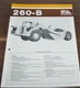 FiatAllis Fiat Allis 260-B Tractor Scraper Brochure Prospekt