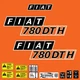 Fiat 780 DT H Tractor Replacement Decal Aufkleber Adesivo Sticker Set
