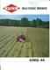 Farm Equipment Brochure - Kuhn - GMD 44 - Multidisc Mower - c1970's (F6194)