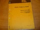 Fiat Allis FG75 FG85 FG95 Motor Grader Axle Brakes & Tandems Service Manual