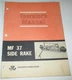 Massey Ferguson MF 37 Side Rake Owners/Operators Manual 7-64 ORIGINAL!