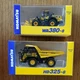 KOMATSU 1:87 HD325-8 WA380-8 EXCAVATOR dump truck 2 set japan Miniature New F/S