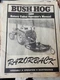 Bush Hog Rotary Cutter Operators Manual RZ60 Razorback