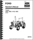 Ford 3600 4100 4600 2600 Tractor Operators Owners Manual 1975-81