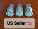 3 LED Dome light For Deere 4555 tractor Bayonet 3528 Bulb 12V 93B2 1156 AD2062R