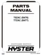Hyster T5ZAC (B476) T7ZAC (B477) Forklift Parts Catalog Manual PDF