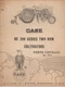 Case HE 200 Series Two Row Cultivator Parts Catalog Manual