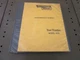 Pettibone Mercury Tow Tractor Maintenance Manual Model 80G W/ Perkins 4.236