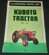KUBOTA L225 TRACTOR PARTS MANUAL BOOK