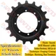 8 Hole 17 Teeth Drive Sprocket for Case 440CT TR270/ New Holland C178 C185 LT190