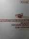 ECHO Kioritz CS-302S Gasoline 2-Cycle Chain Saw Owner & Parts Manual Chainsaw