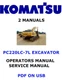 Komatsu PC220LC-7L Hydraulic Excavator Parts Service Shop Operators Manual PDF