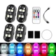 Wireless LED Strobe Lights with Remote Control, 8 Colors USB Rechargeable Waterp