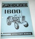 Ford 1600 Tractor Operators Owners Maintenance Manual SE-3551 VERY GOOD ORIGINAL