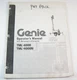GENIE TML-4000 TML-4000N Light Towner Operators Maintenance Manual Operation