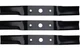 3 blades for Frontier GM1060R/GM3060 60" grooming finish mower repl 5WP1001513KT