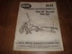 Gehl FH 84 Chop All Harvester Main Unit Service And Parts Manual Form 2140C
