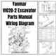 Yanmar VIO20-2 Excavator Parts Manual Wiring Diagram PDF