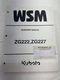 Work Shop Manual for Kubota Zero Turn Mower Model ZG222 ZG227