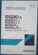 HITACHI EX220-5 LC-5 EX230LC-5 EX230H-5 EX230LCH-5 EQUIPMENT PARTS BOOK MANUAL