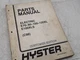 Hyster Parts Manual 852410 E70-80-100-120XL E100XLS