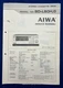 Original AIWA SD-L80H,G Cassette Deck Service Manual
