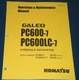 KOMATSU PC600-7 PC600LC-7 EXCAVATOR OPERATION & MAINTENANCE BOOK MANUAL