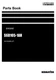 Komatsu S6D105-1AH Engine Parts Catalog Manual SN 94066-UP